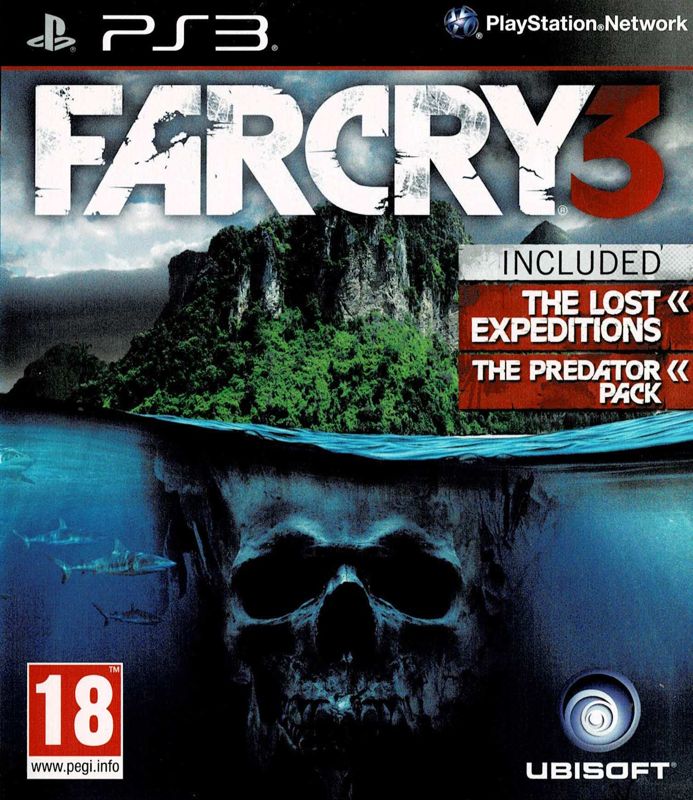 Far Cry 3 box art for Playstation 3